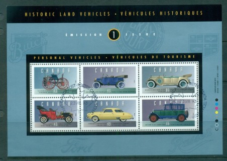 Canada-1993-Historic-Automobiles-MS-FDI-CTO-lot67780