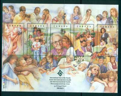 Canada-1994-Intl-jpg-year-of-the-Family-MS-MUH-lot46012