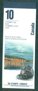 Canada-1994-Routes-of-the-Fur-Traders-Booklet-MUH-lot46044