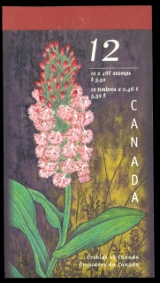 Canada-1996-Canadian-orchids-Paintings-booklet-Muh