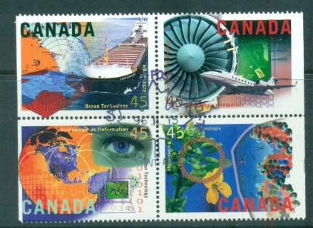 Canada-1996-High-Technology-Industries-Blk-4-FDI-CTO-lot67690