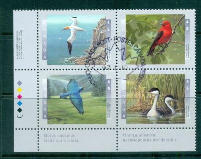 Canada-1997-Birds-Blk-4-FDI-CTO-lot67741