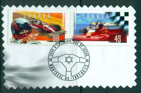 Canada-1997-Giles-Villeneuve-r-jpg-On-piece-FU-FDI-lot46032