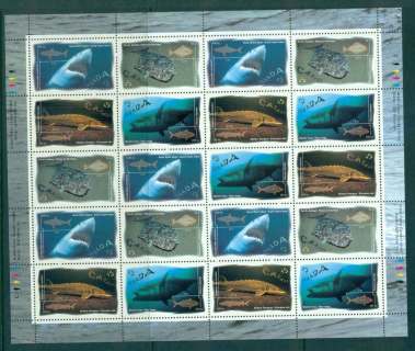 Canada-1997-Salt-Water-Fish-Pane-20-MUH-lot46005