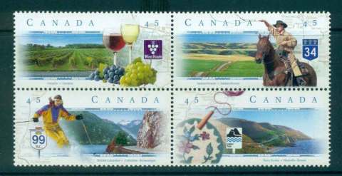 Canada-1997-Scenic-Canadian-Highways-Blk-4-MUH-lot46019