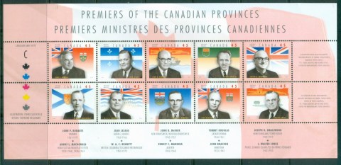 Canada-1998-Premiers-of-the-Canadian-Provinces-MS-MUH