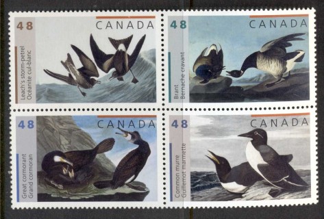 Canada-2003-Audubon-Birds-blk4-MUH