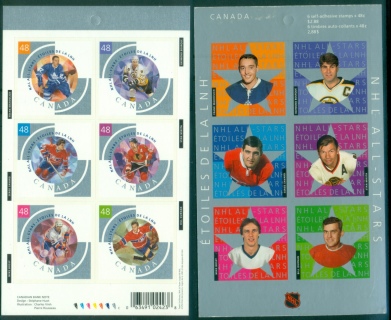 Canada-2003-NHL-All-Stars-Self-Adhesive-PS-Pane-MUH