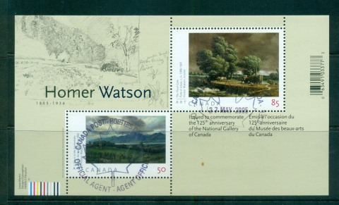 Canada-2005-Paintings-by-Homer-Watson-MS-FDI-CTO-lot67725