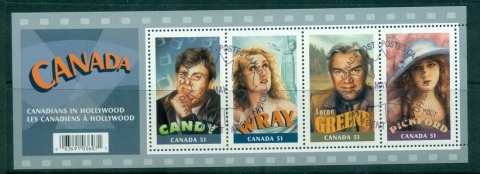 Canada-2006-Actors-Actresses-MS-FDI-CTO-lot67726