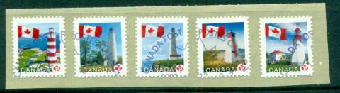 Canada-2007-Lighthouses-P-PS-Str-5-FDI-CTO-lot67698