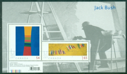 Canada-2009-Paintings-by-Jack-Bush-MS-MUH