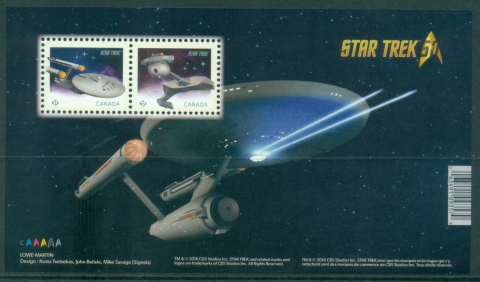 Canada-2016-The-50th-Anniversary-of-Star-Trek-U.S.S.Enterprise-NCC-1701-Klingon-Battle-Cruiser-MS