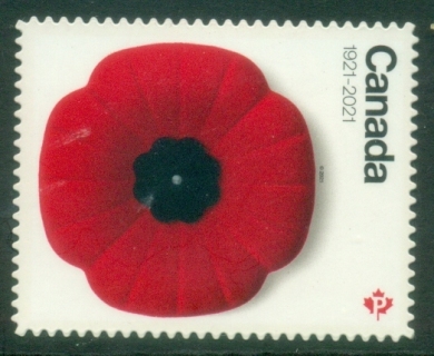 Canada-2021-The-100th-Anniversary-of-the-Remembrance-Poppy-MUH