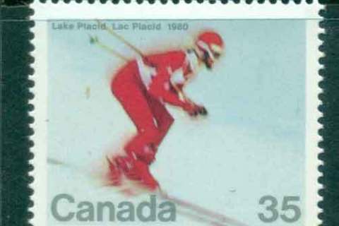 Canada-1980-Winter-Olympics-Downhill-Skiier-MUH-lot46071
