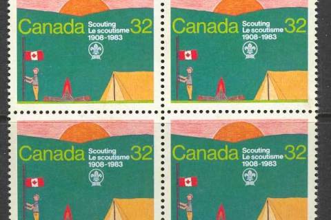 Canada-1983-Scouts-block-4-MUH-Lot11942