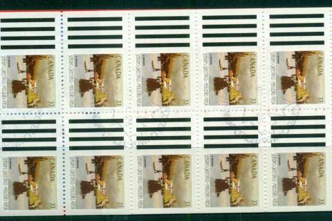 Canada-1989-Winter-Landscapes-33c-Booklet-FDI-CTO-lot67729