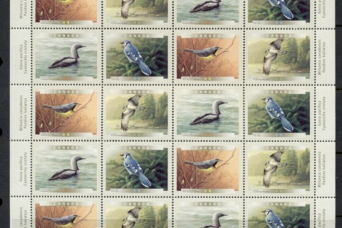 Canada-1999-Birds-sheetlet-MUH