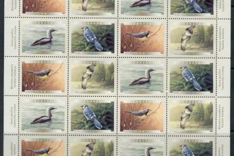 Canada-2000-Birds-sheet-MUH