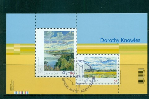 Canada-2006-Paintings-by-Dorothy-Knowles-MS-FDI-CTO-lot67772