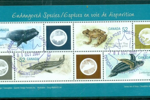 Canada-2007-Endangered-Species-MS-FDI-CTO-lot67732