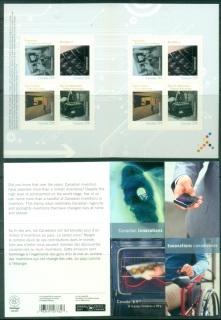 Canada-2011-Canadian-Inventions-PS-booklet-MUH