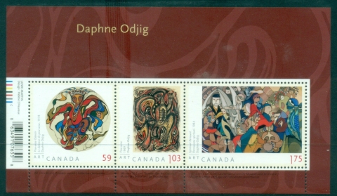 Canada-2011-Paintings-by-Daphne-Odjig-MS-MUH