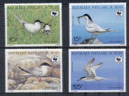 Benin 1989 WWF Roseate Tern, bird