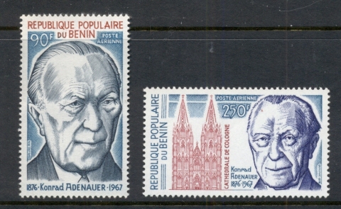 Benin 1976 Konrad Adenauer