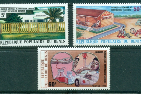 Benin 1976 Red Cross Blood Donors