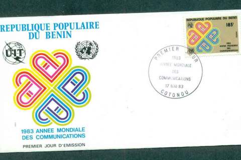 Benin 1983 World Communication Year FDC
