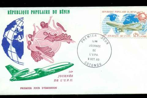 Benin 1983 14th UPU day FDC