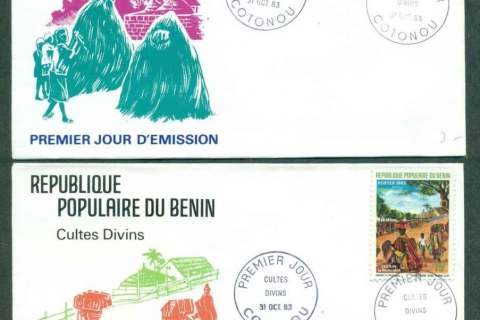 Benin 1983 Religious Cults 2xFDC
