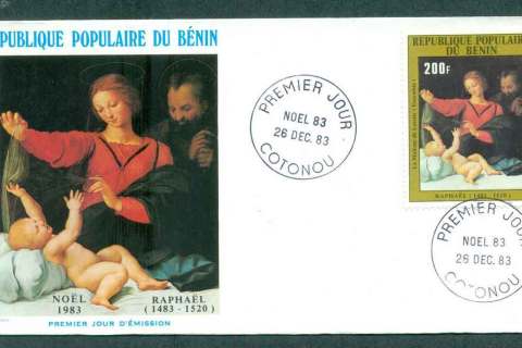 Benin 1983 Xmas Raphael painting 200f FDC