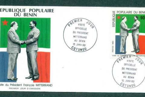 Benin 1983 Visit of Pres. Mitterand FDC