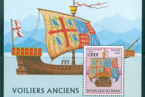 Benin 1997 Old Sailing Vessels MS
