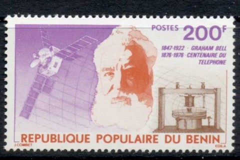 Benin-1976-Telephone-Centenary