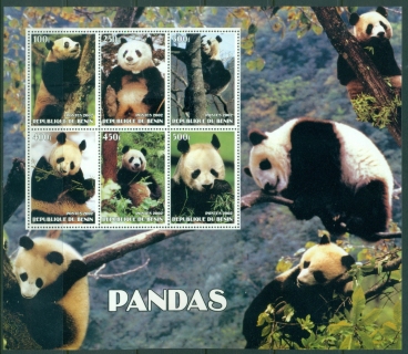 Benin-2002-Pandas-unauthorized-issue-MS-MUH-XL-Shipping