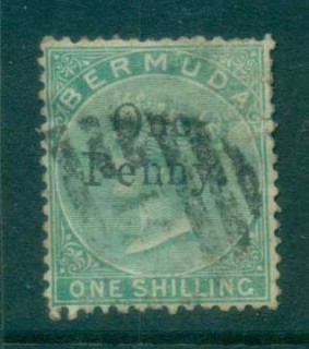 Bermuda-1875-QV-1d-on-1-green