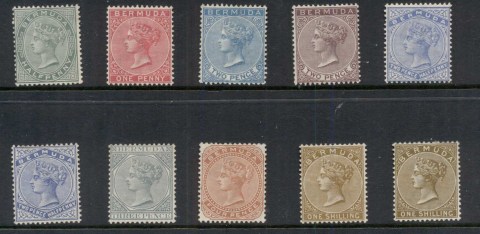 Bermuda-1883-1904-QV-Portrait-Atts-to-1-inc-shades-Wmk-Crown-CA-MLH