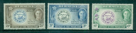 Bermuda-1949-Stamp-Centenary-MLH-Lot55195