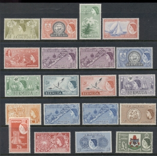 Bermuda-1953-58-QEII-Pictorials-MLH