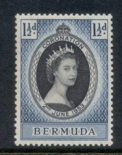 Bermuda-1953-QEII-Coronation-MLH