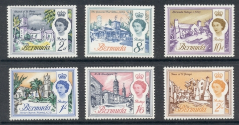 Bermuda-1966-69-QEII-Pictorials-Wmk-Sideways-MLH