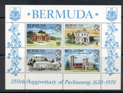 Bermuda-1970-Parliament-350th-Anniversary-MS-MUH