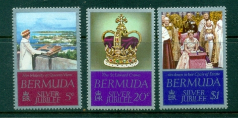 Bermuda-1977-QEII-Silver-Jubilee-MUH