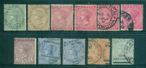 Bermuda-1980-on-QV-Assorted-MH-FU-Lot55196