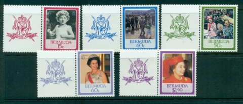 Bermuda-1986-QEII-60th-Birthday-labels-MUH-Lot30197