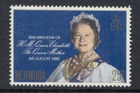 Bermuda-1980 Queen Mother 80th Birthday