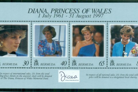 Bermuda-1998 Princess Diana in Memoriam, A Stunning Beauty MS